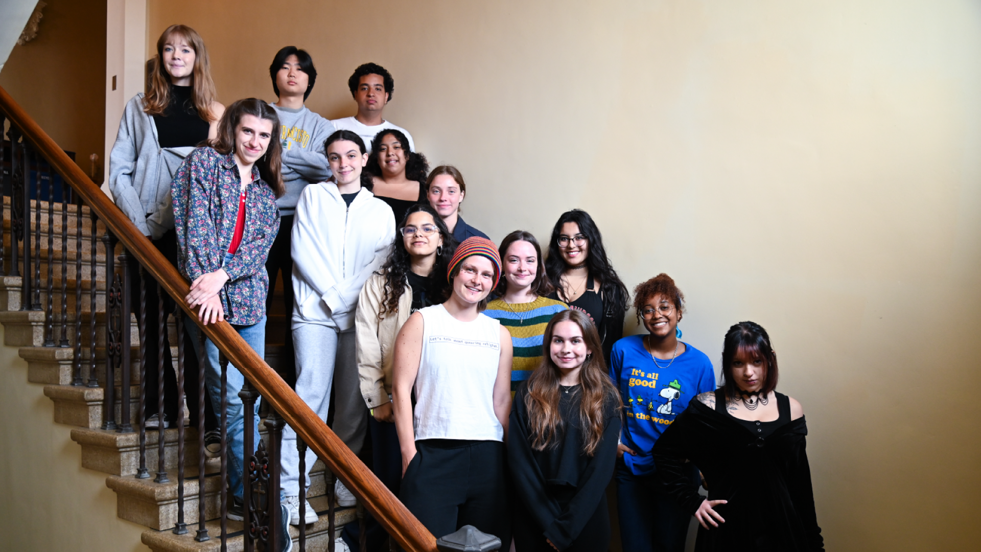 group photo of Intro to PASJ students