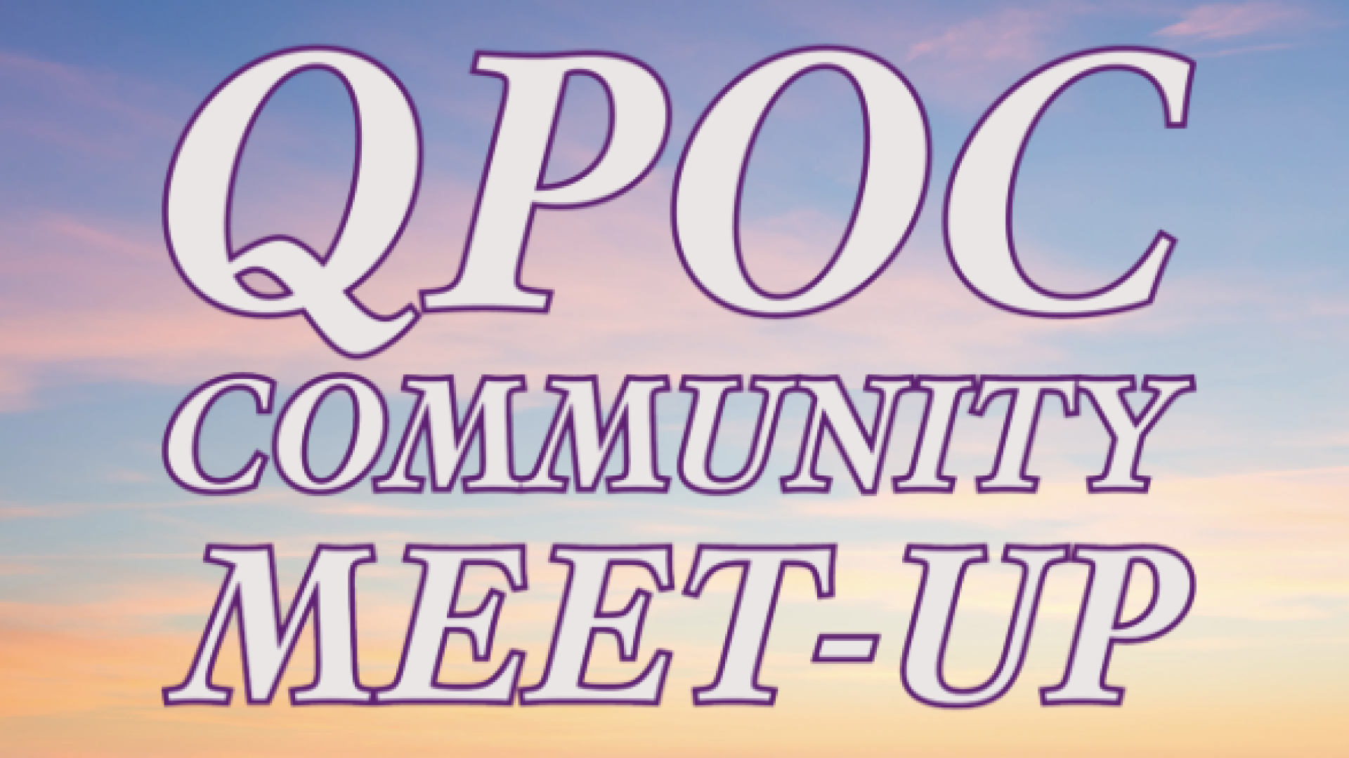 QPOC Community Meet Up