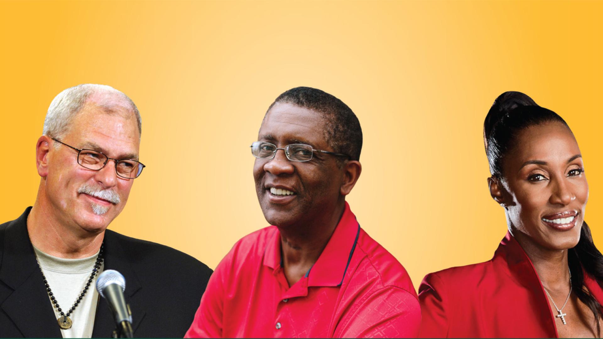 Phil Jackson, Bill Cartwright, Lisa Leslie