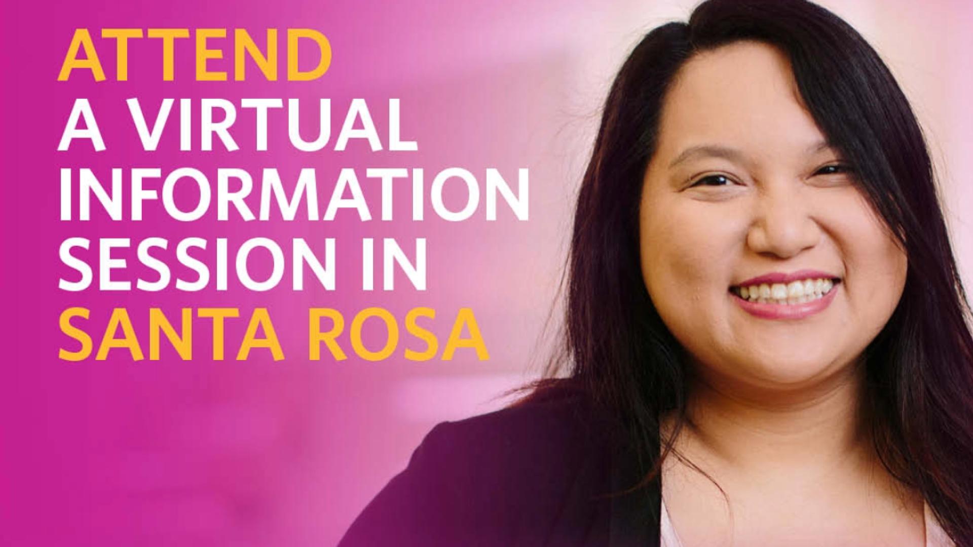 Master of Arts in Teaching Virtual Information Meeting - Santa Rosa