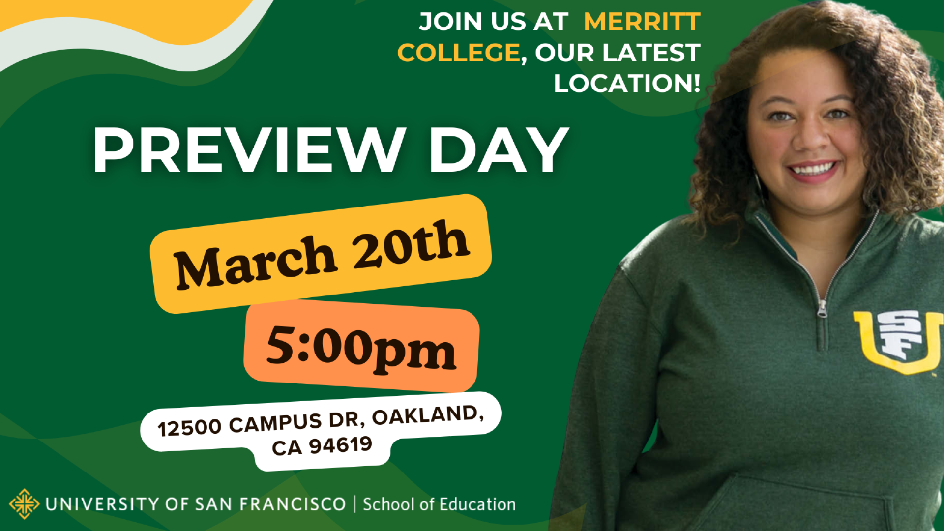 School of Education Preview Day at Merritt College | myUSF