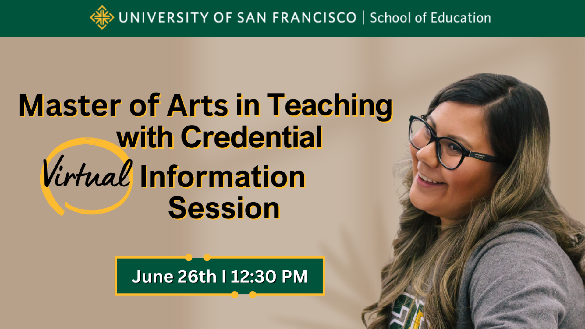 Master of Arts in Teaching with Credential Virtual Information Session - East Bay
