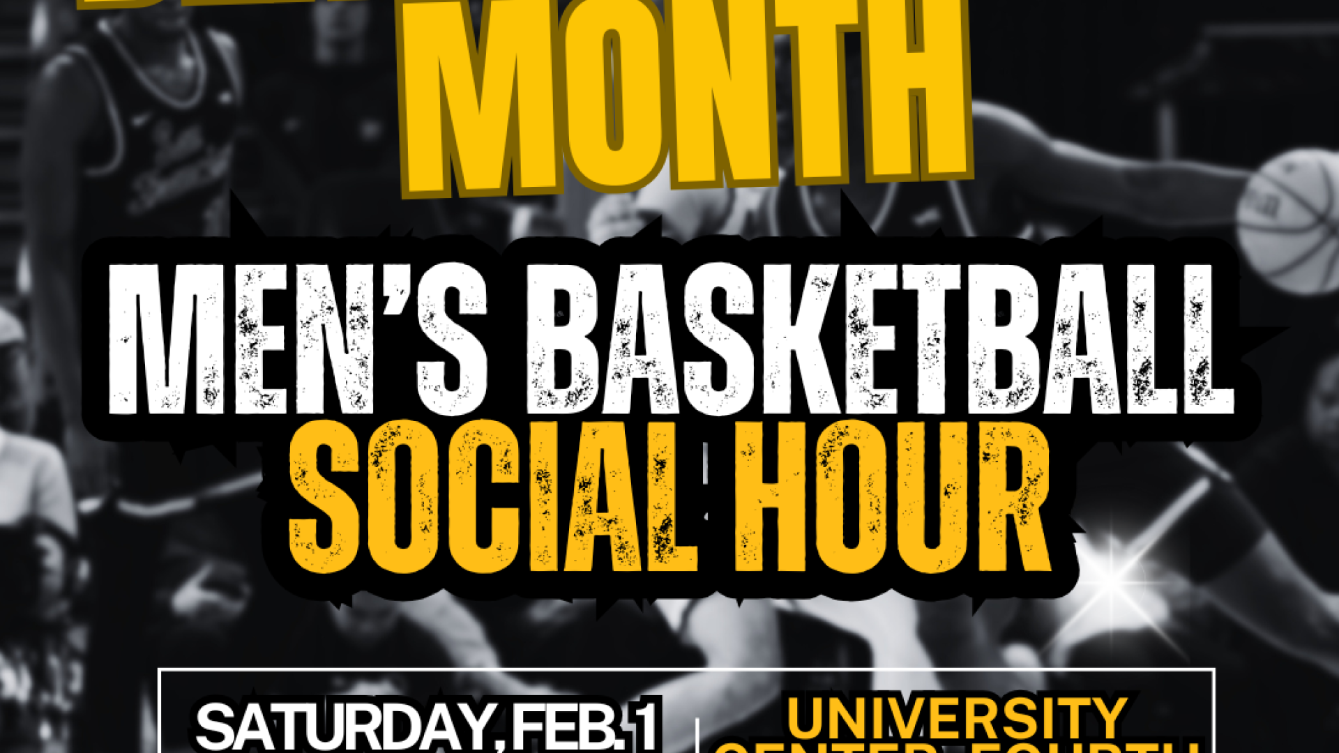 BHM: Men’s Basketball Pre-Game Social Hour 