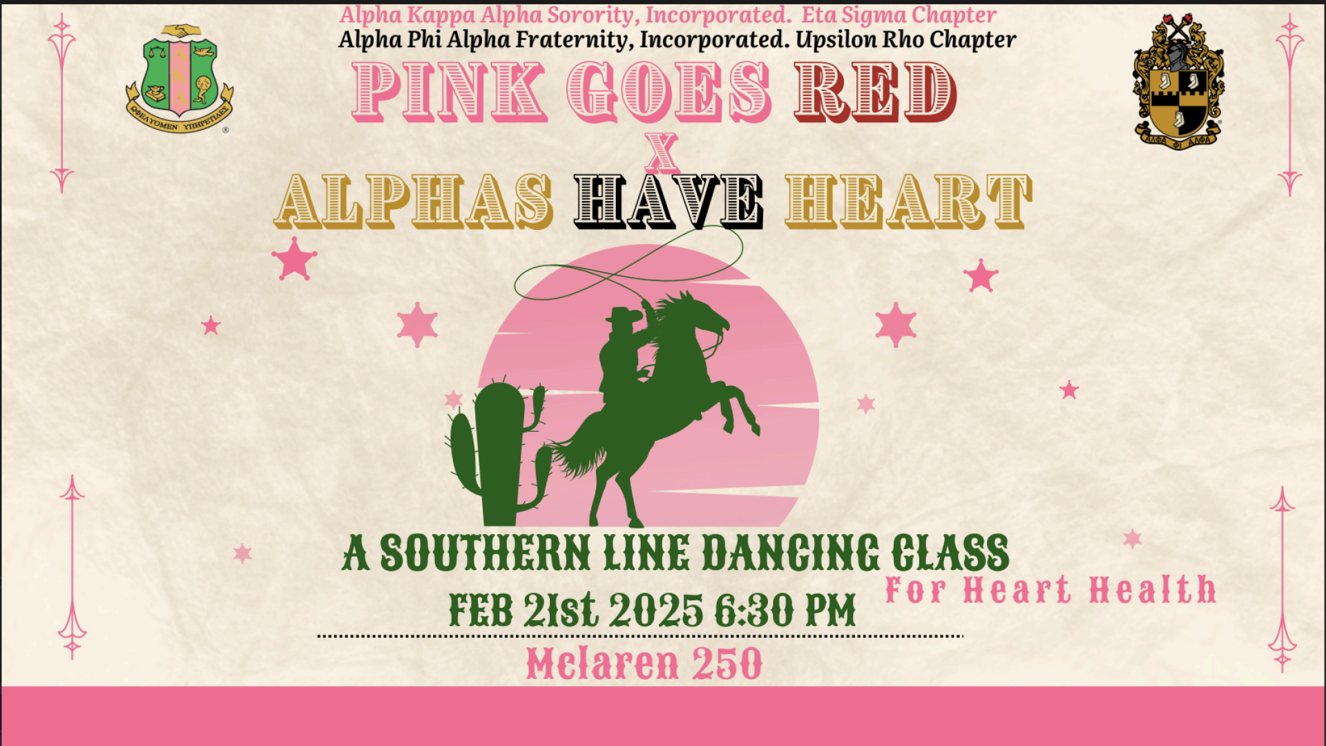 Alphas Got Heart & Pink Goes Red