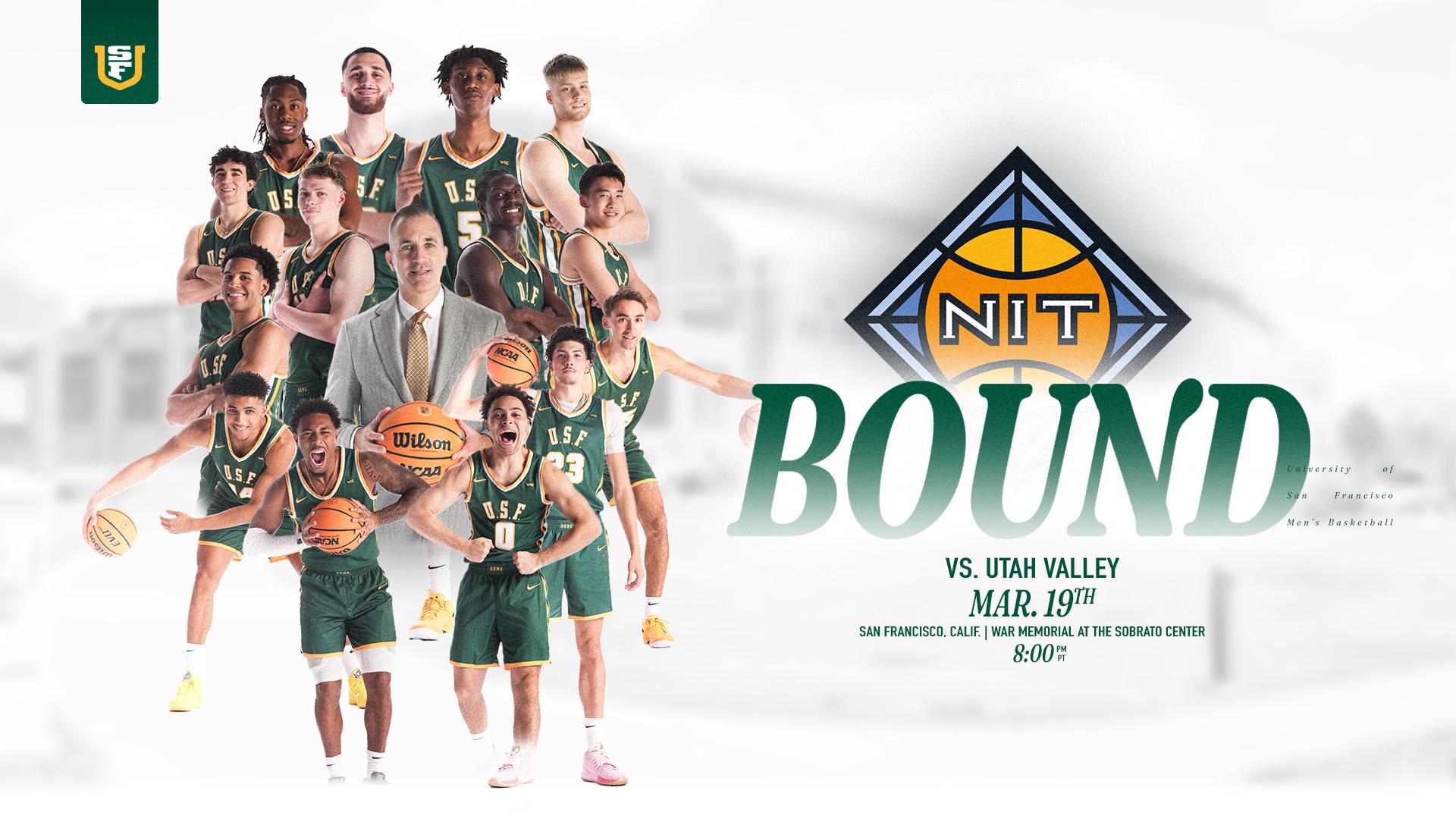 NIT Opening Round: USF Men’s Basketball vs Utah Valley