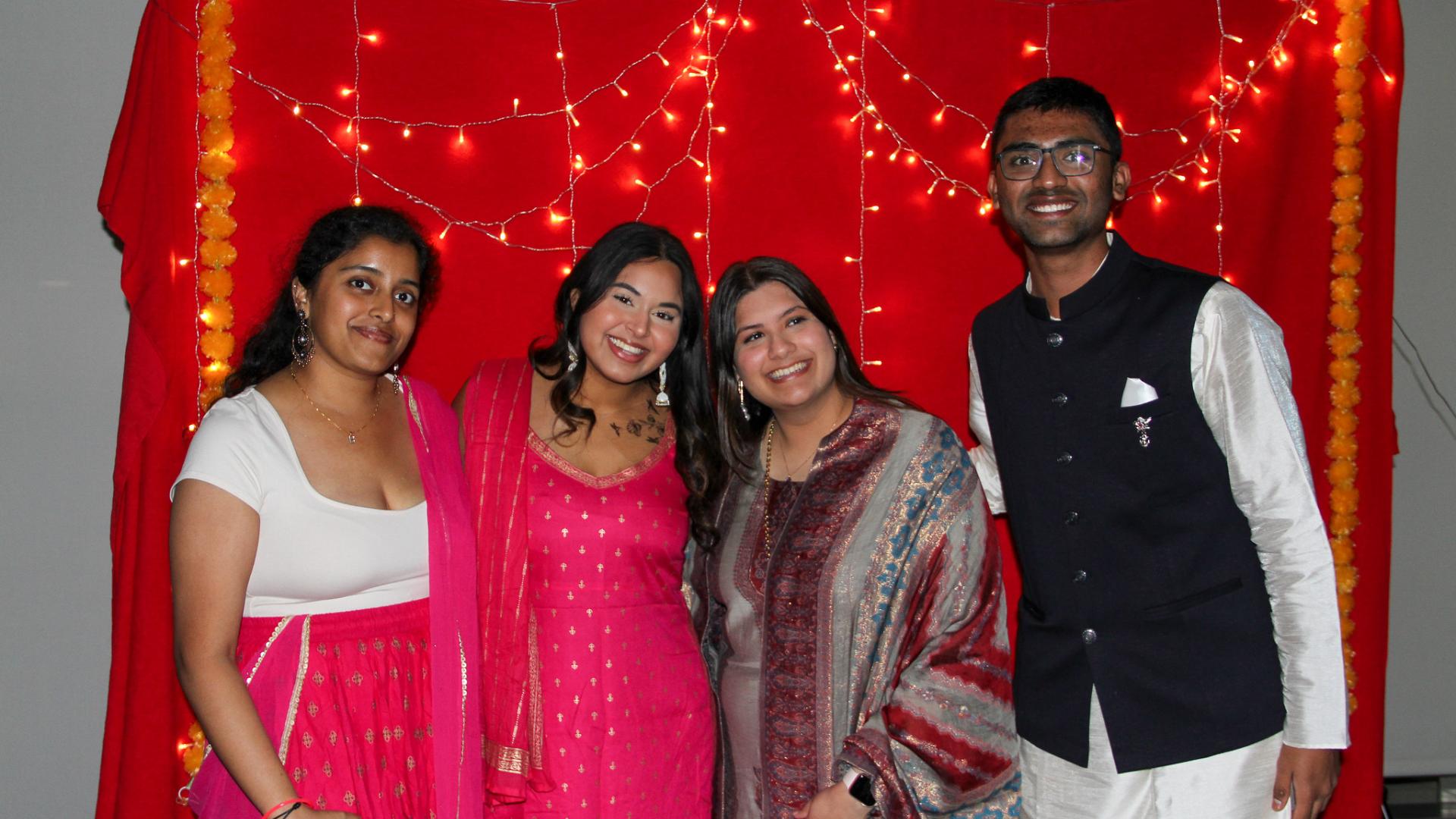 Student Wearing Traditional Indian Clothing