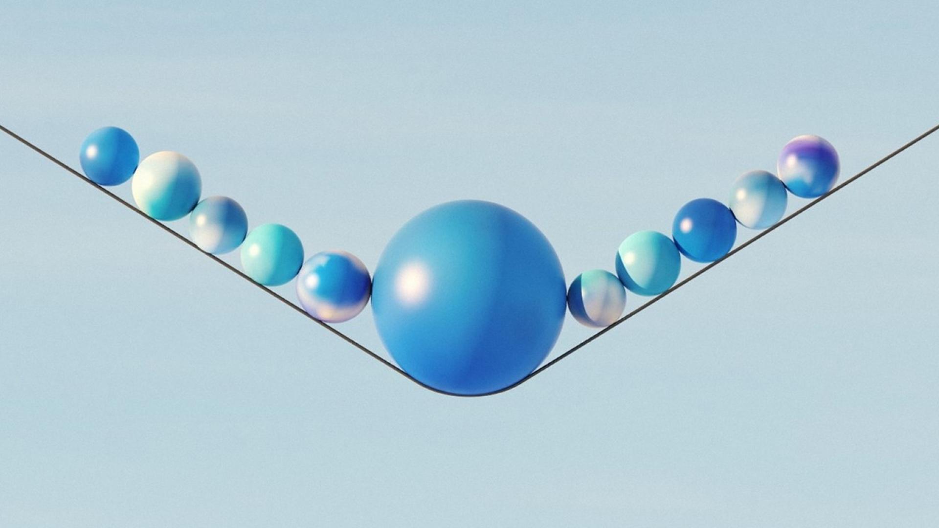 string with balls