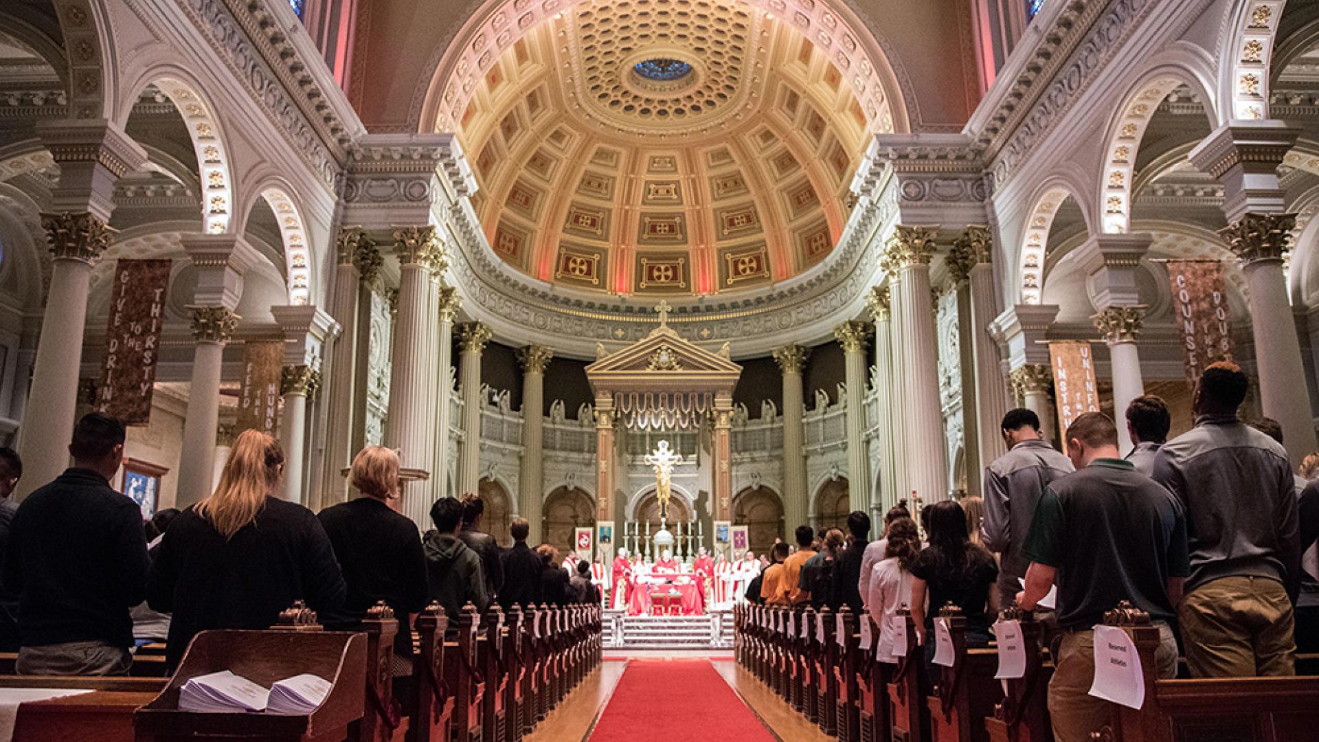 Inside St. Ignatius Church