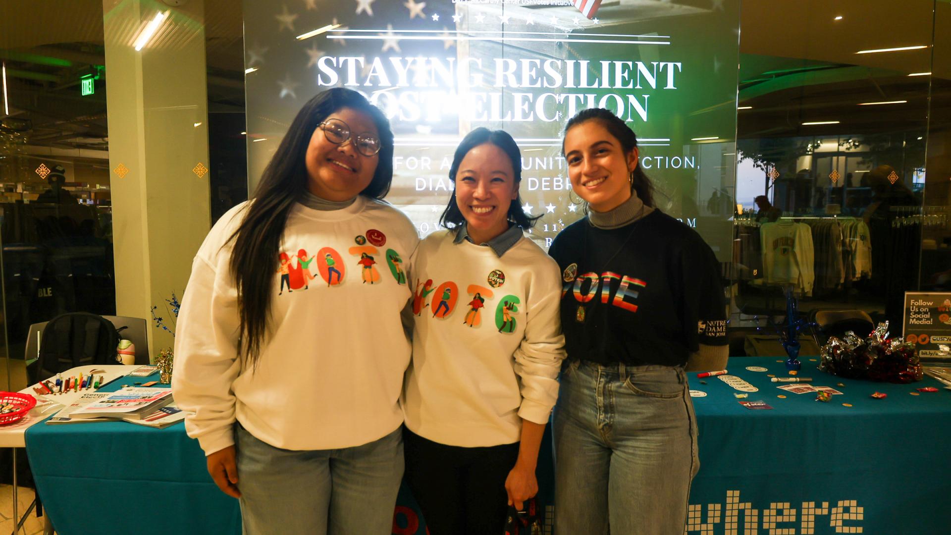 Students and supervior tabeling for USF Votes