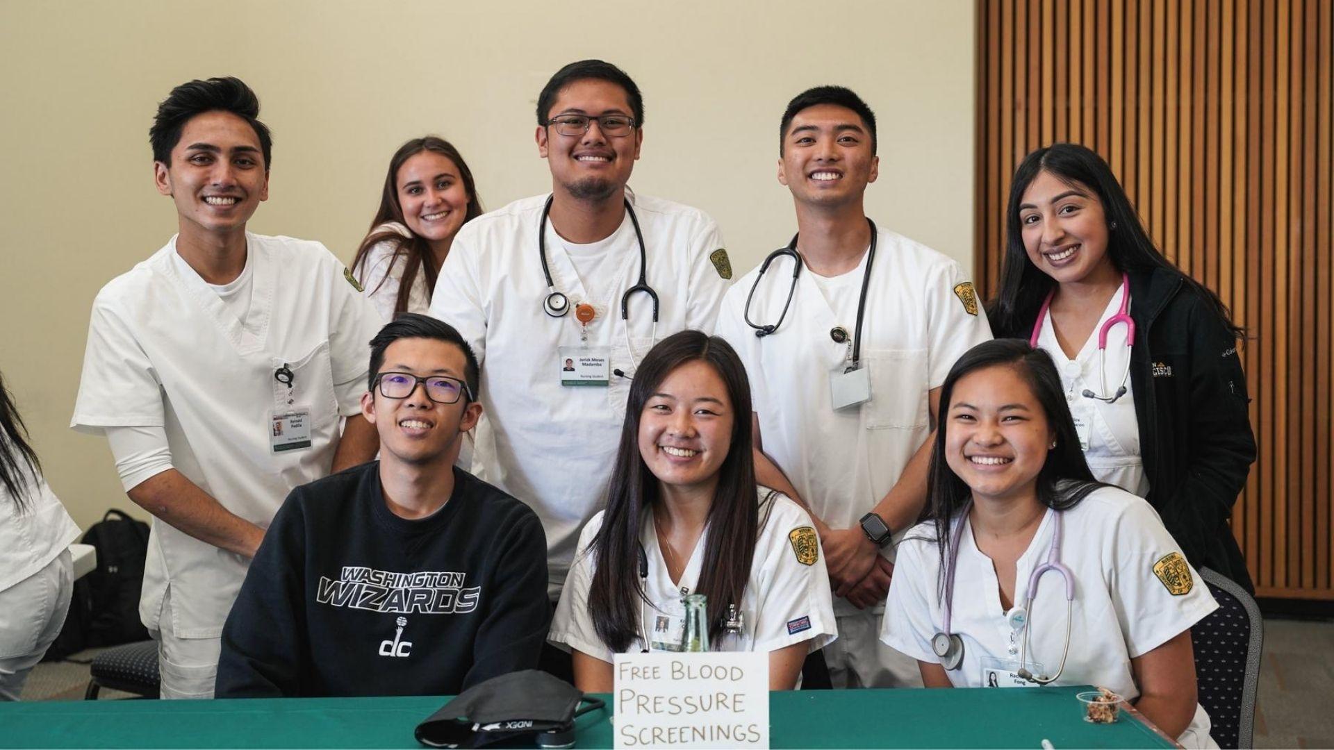 nursing students offering free screenings