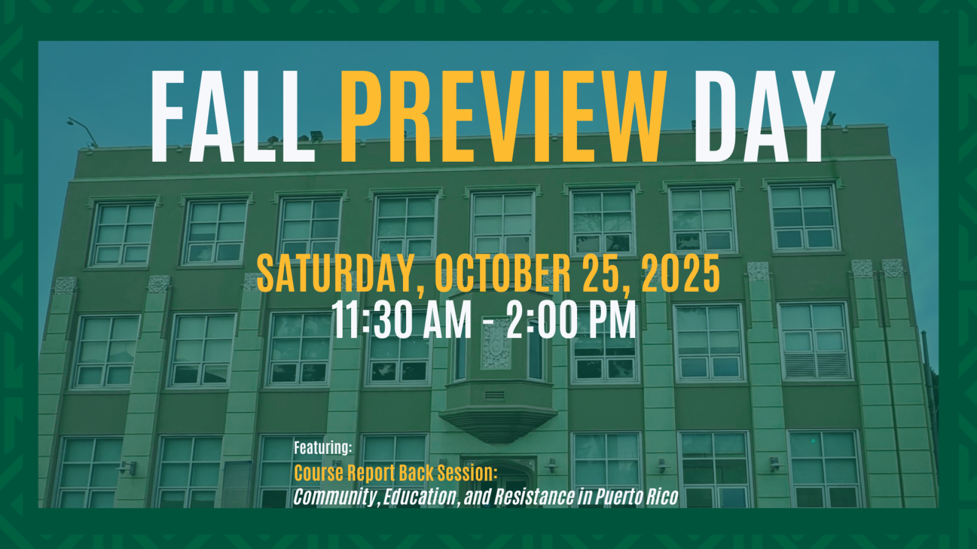 SOE Fall Preview Day 