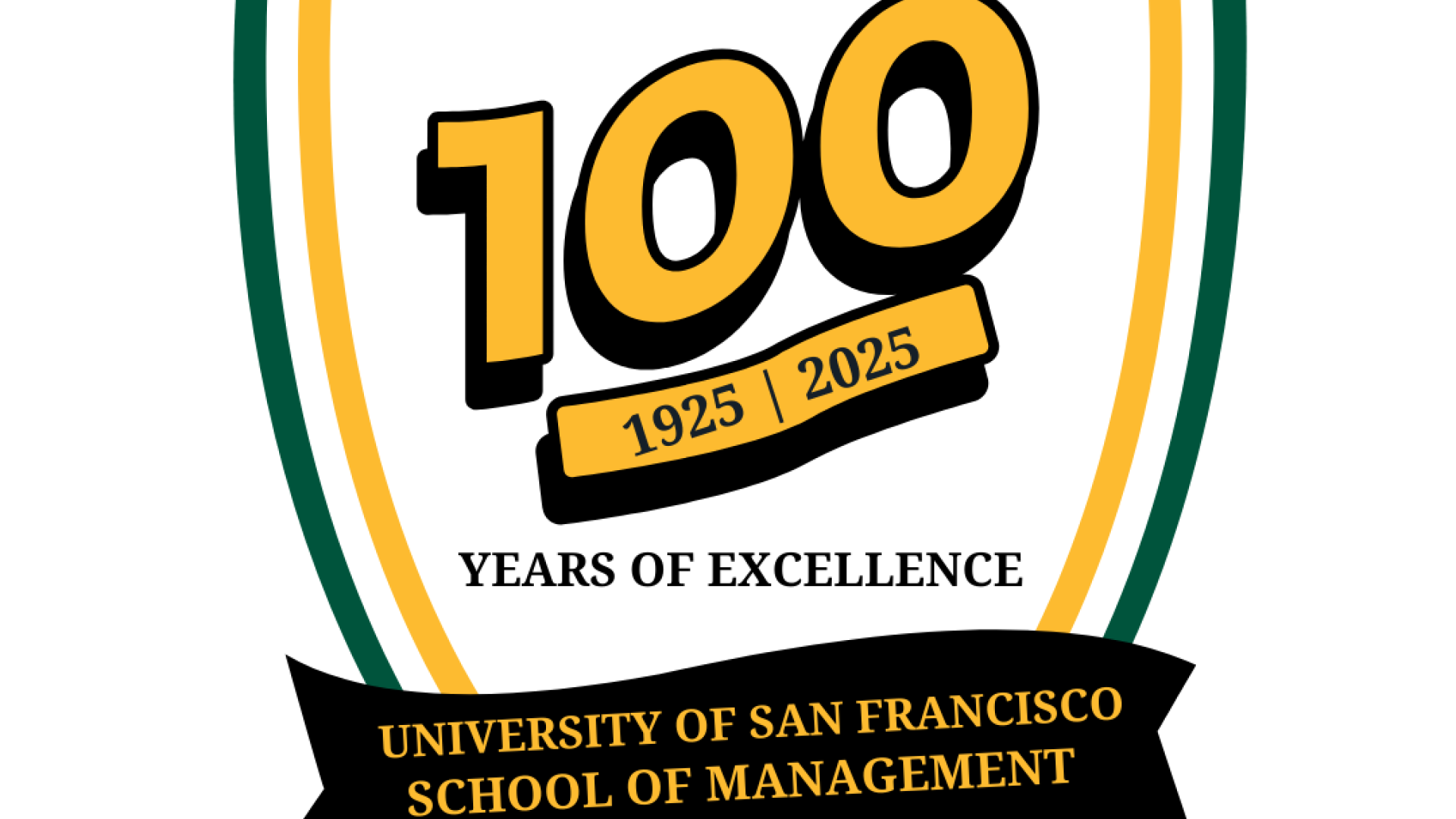 School of Management 100 years logo