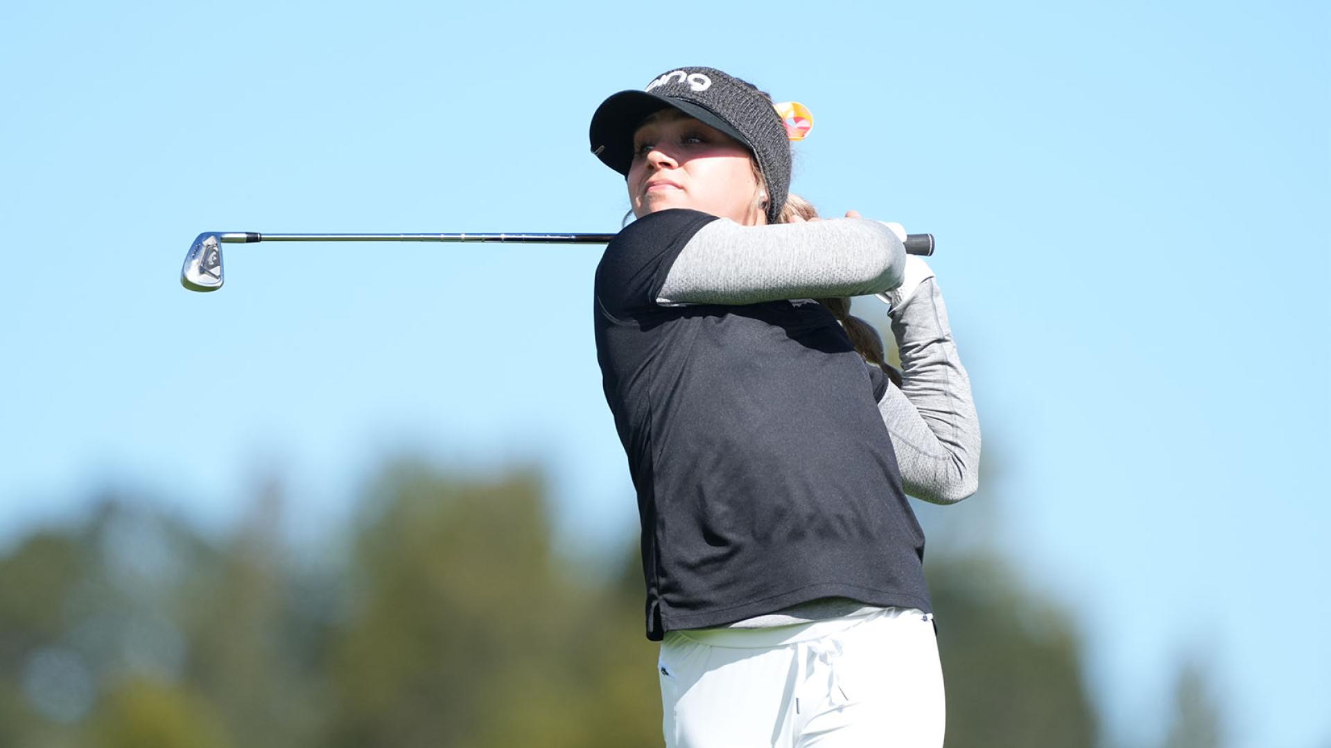 Golfer driving