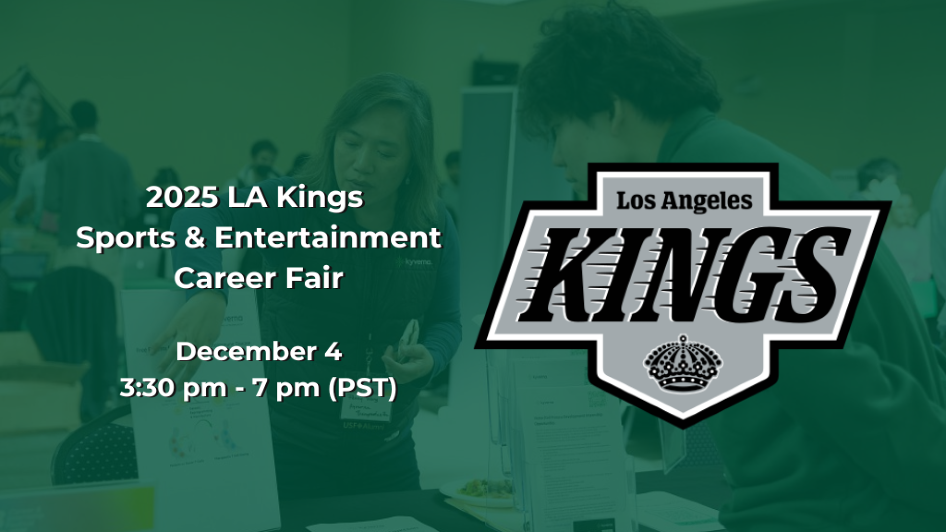 2025 LA Kings Sports and Entertainment Career Fair | December 4th | 3:30PM