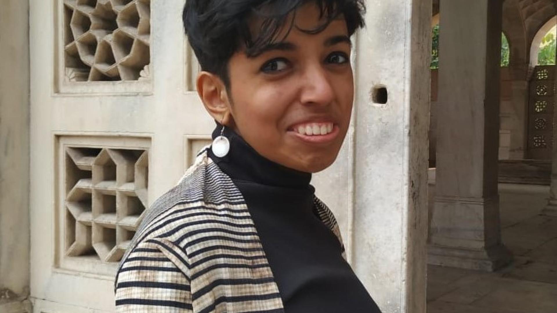 Photo of Priyanka D&#039;Souza standing in front of a building 