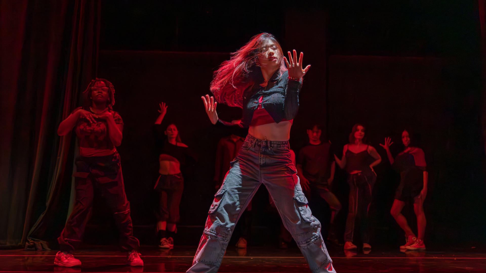 student hip hop dancer