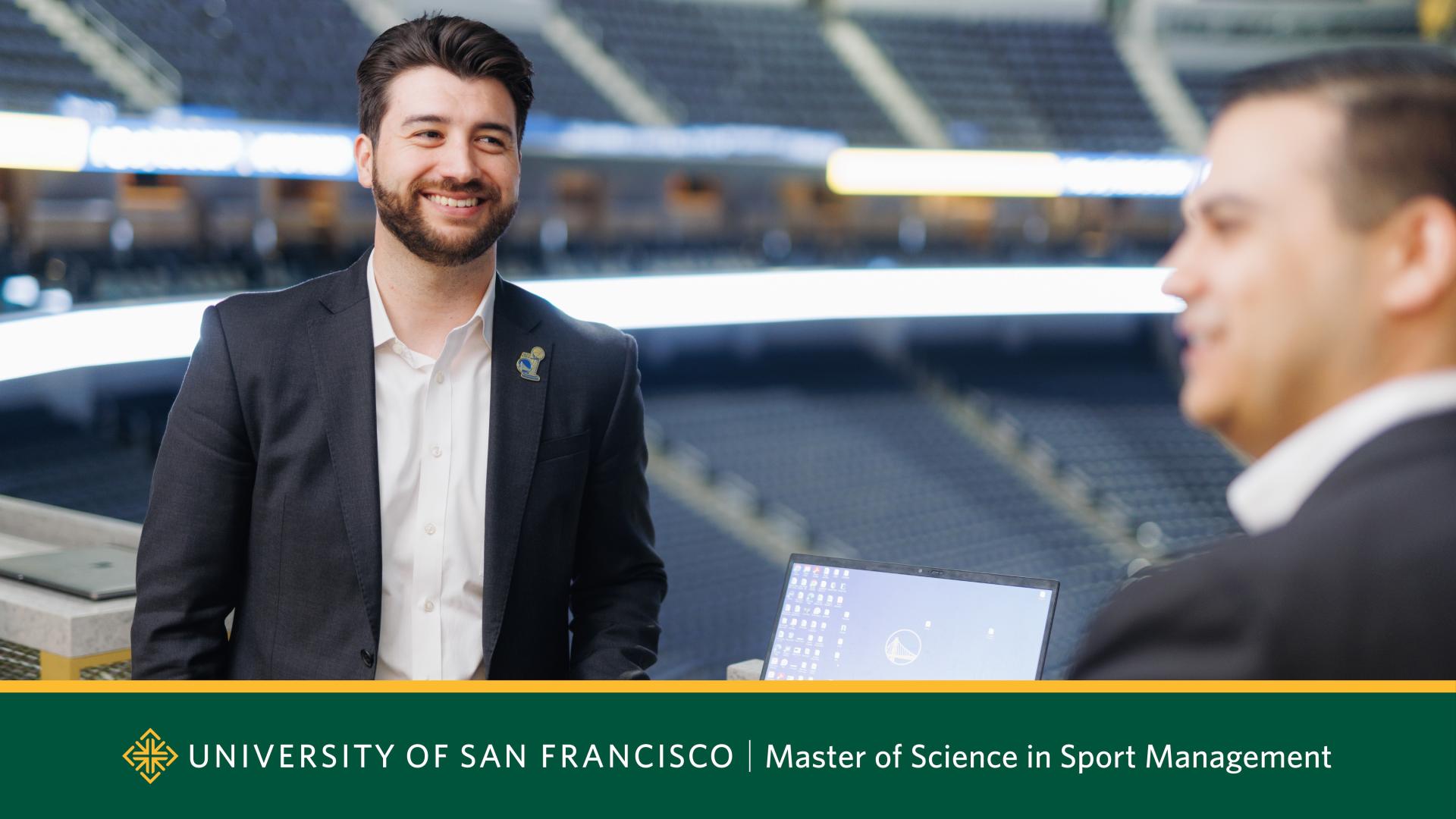 USF Sport Management Alum at Chase Center