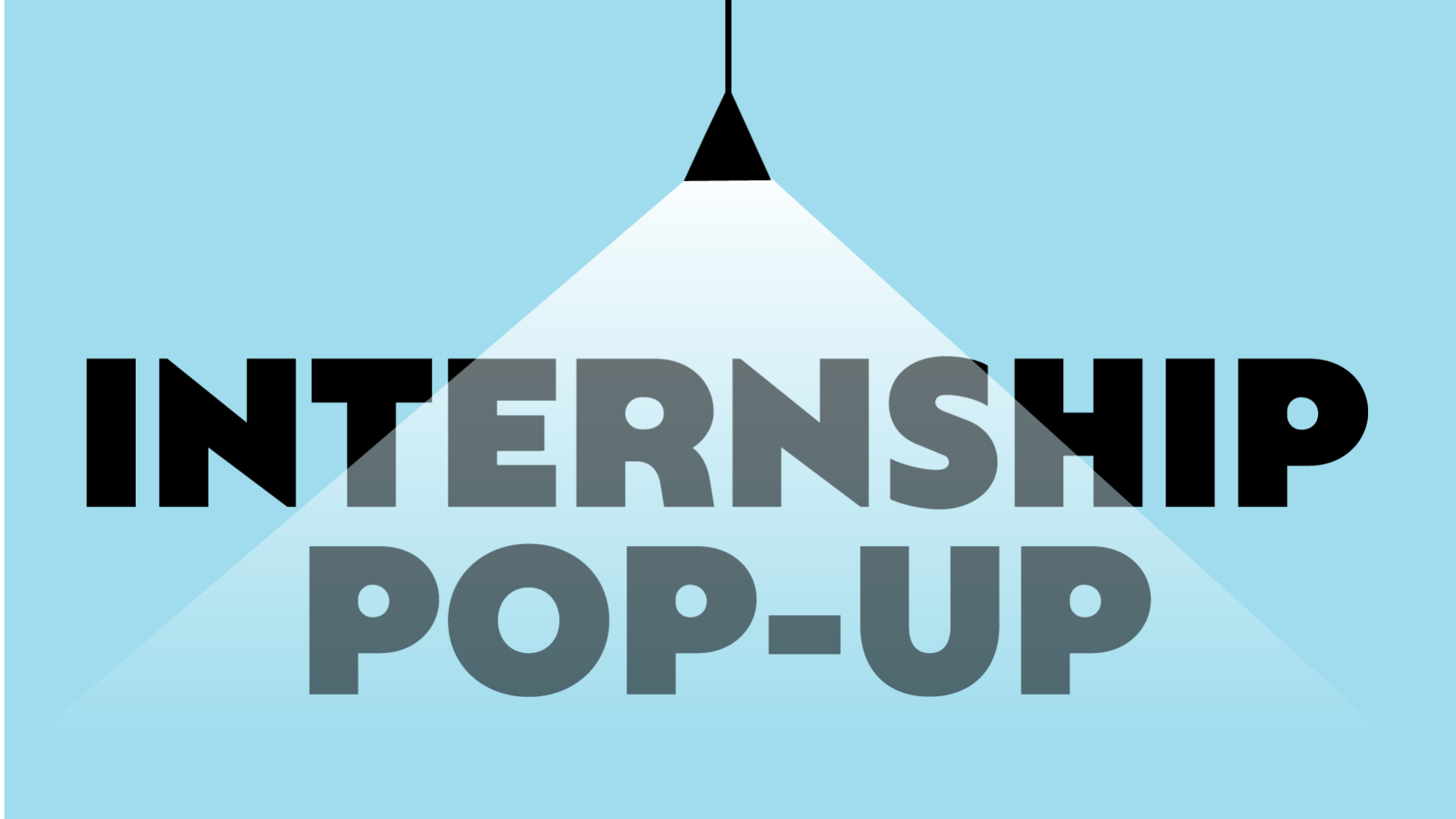 "internship pop up"