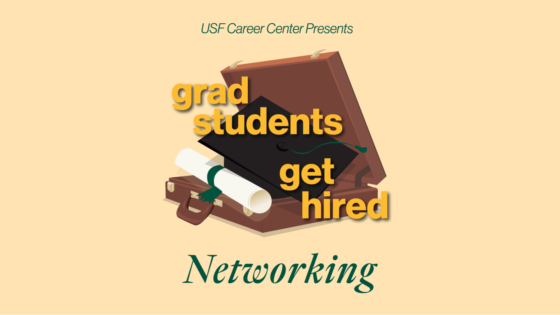 Grad Students Get Hired: Networking<br />
