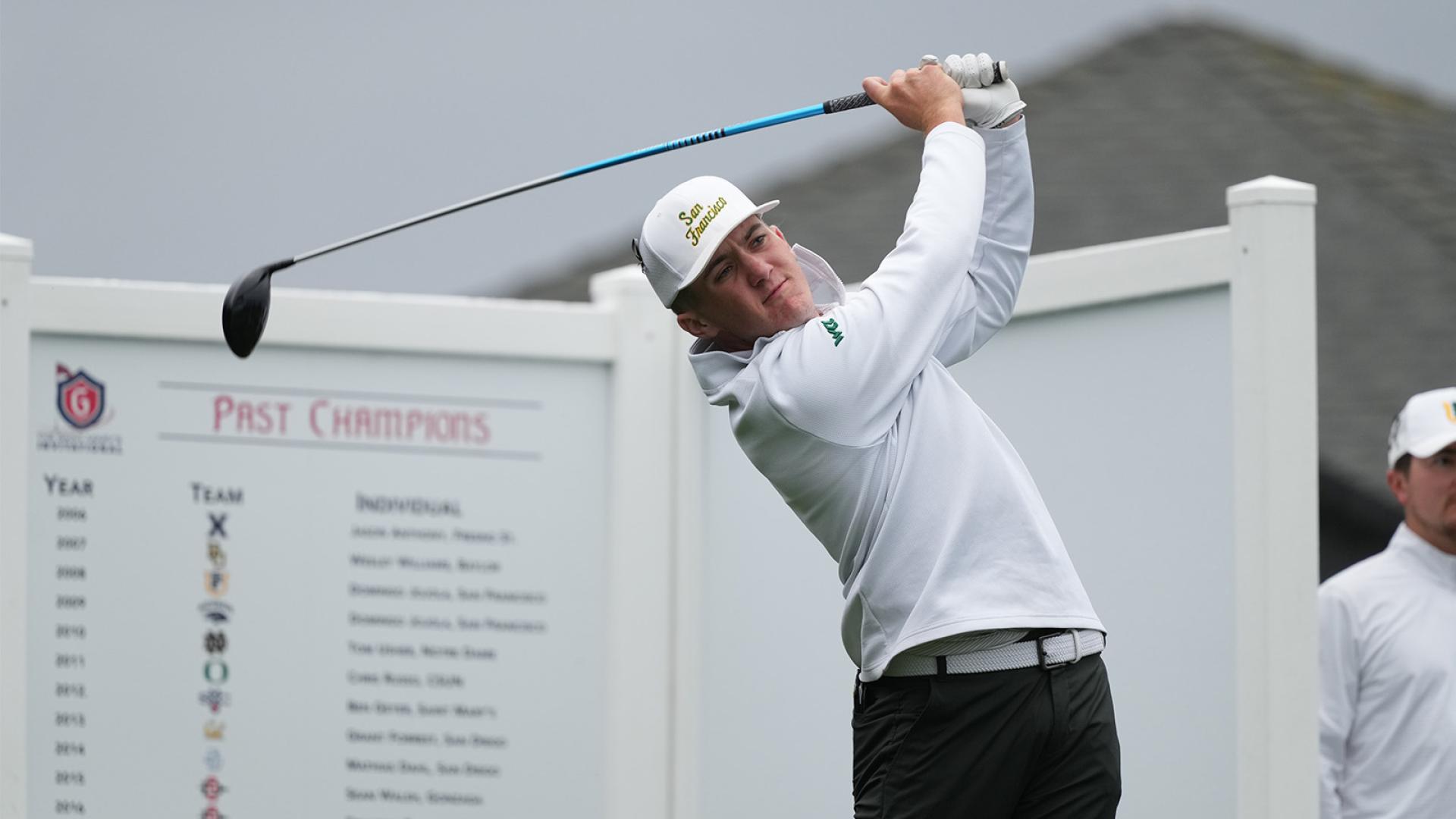 USF mens golf player