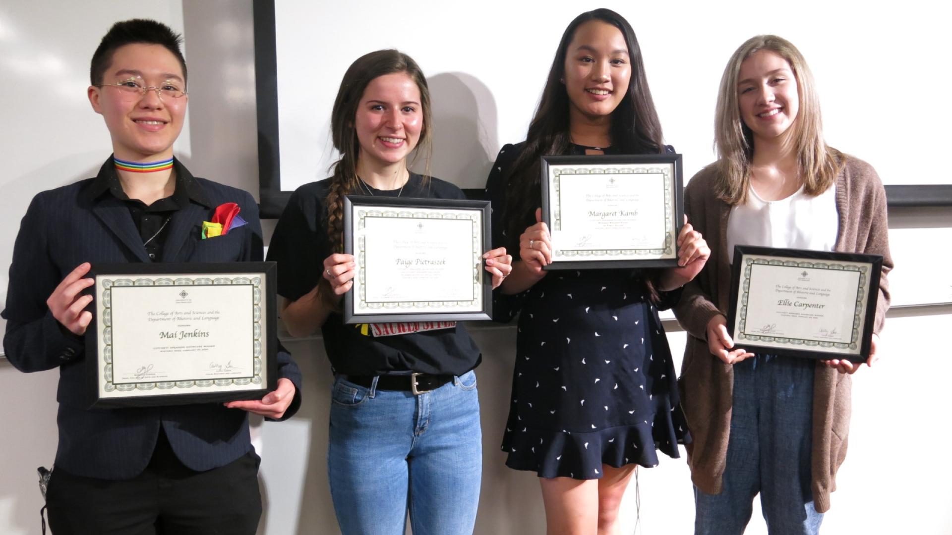 Speaker Showcase 2020 Winners