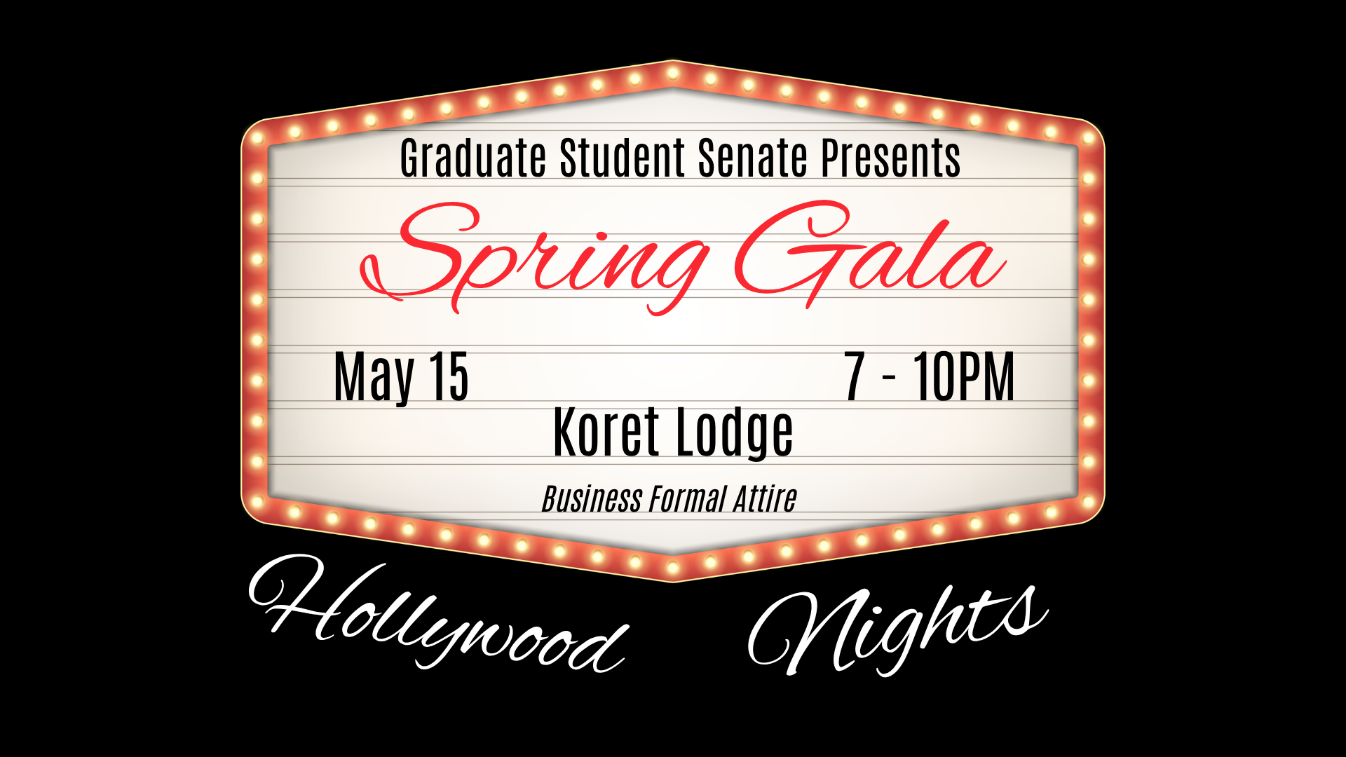 Graduate Student Senate Presents Spring Gala