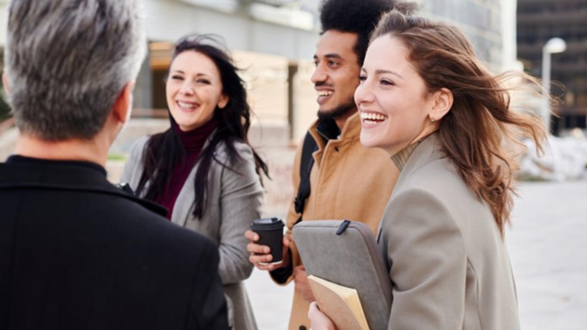 people smiling