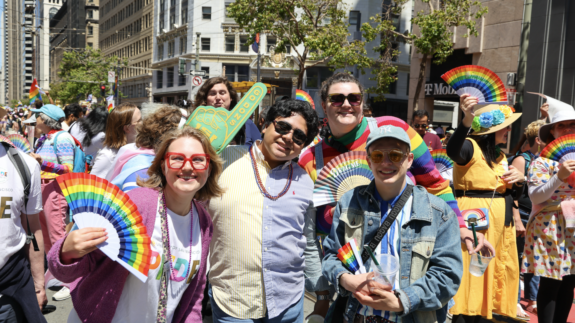 March with USF at the NYC Pride Parade<br />
