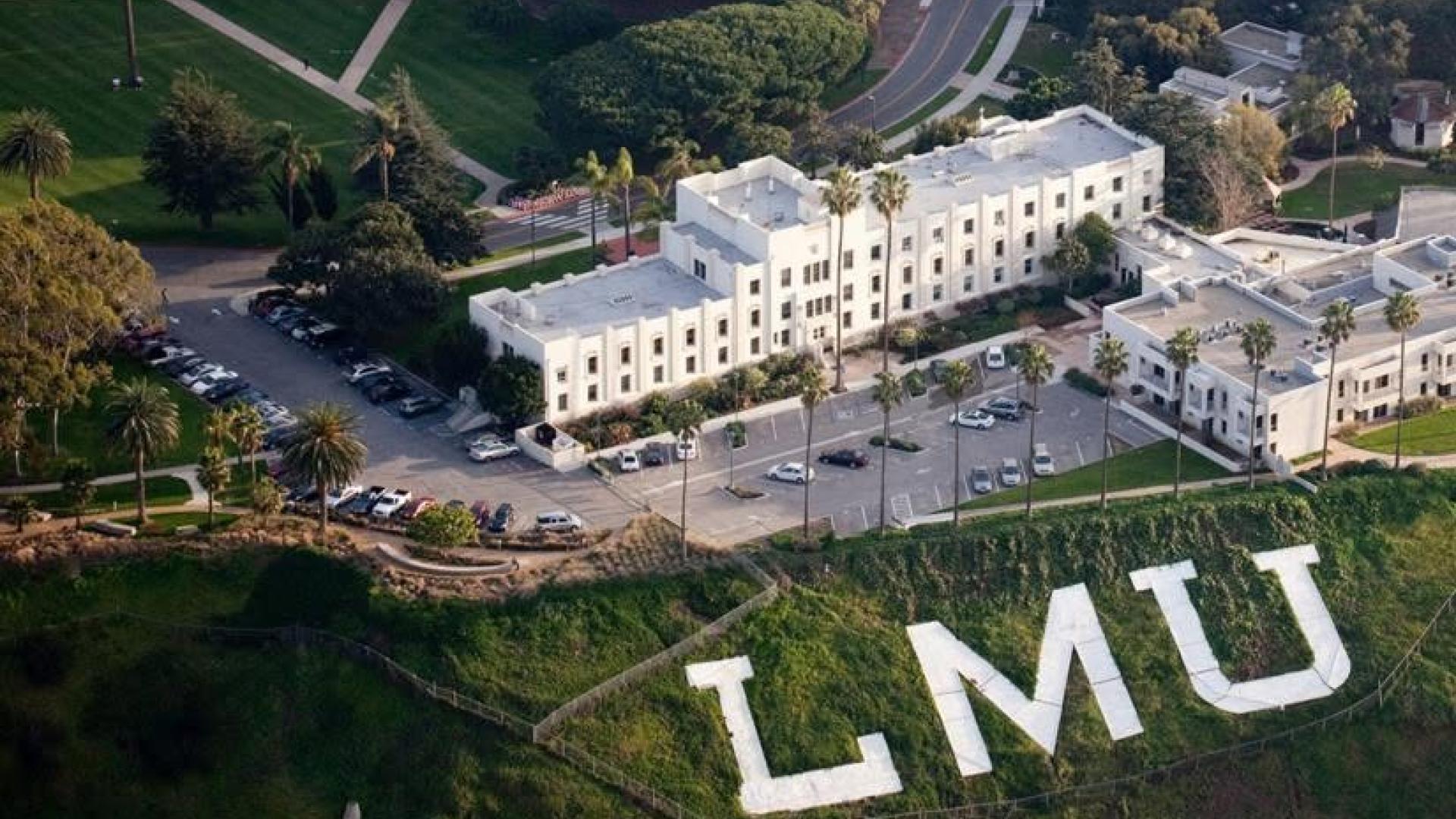 Aerial View of Campus Building 