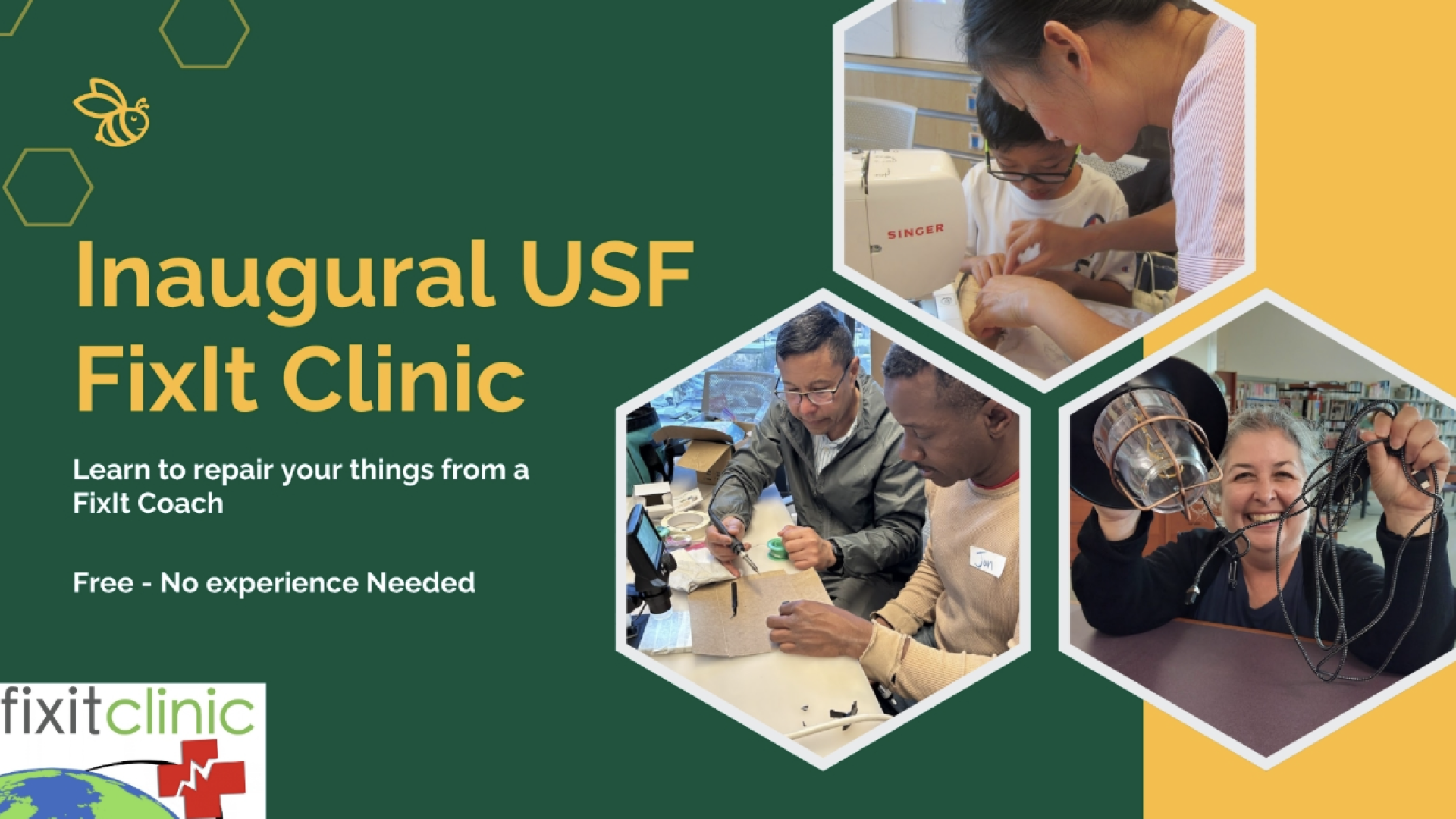 Fix It Clinic banner image on November 24, 2026