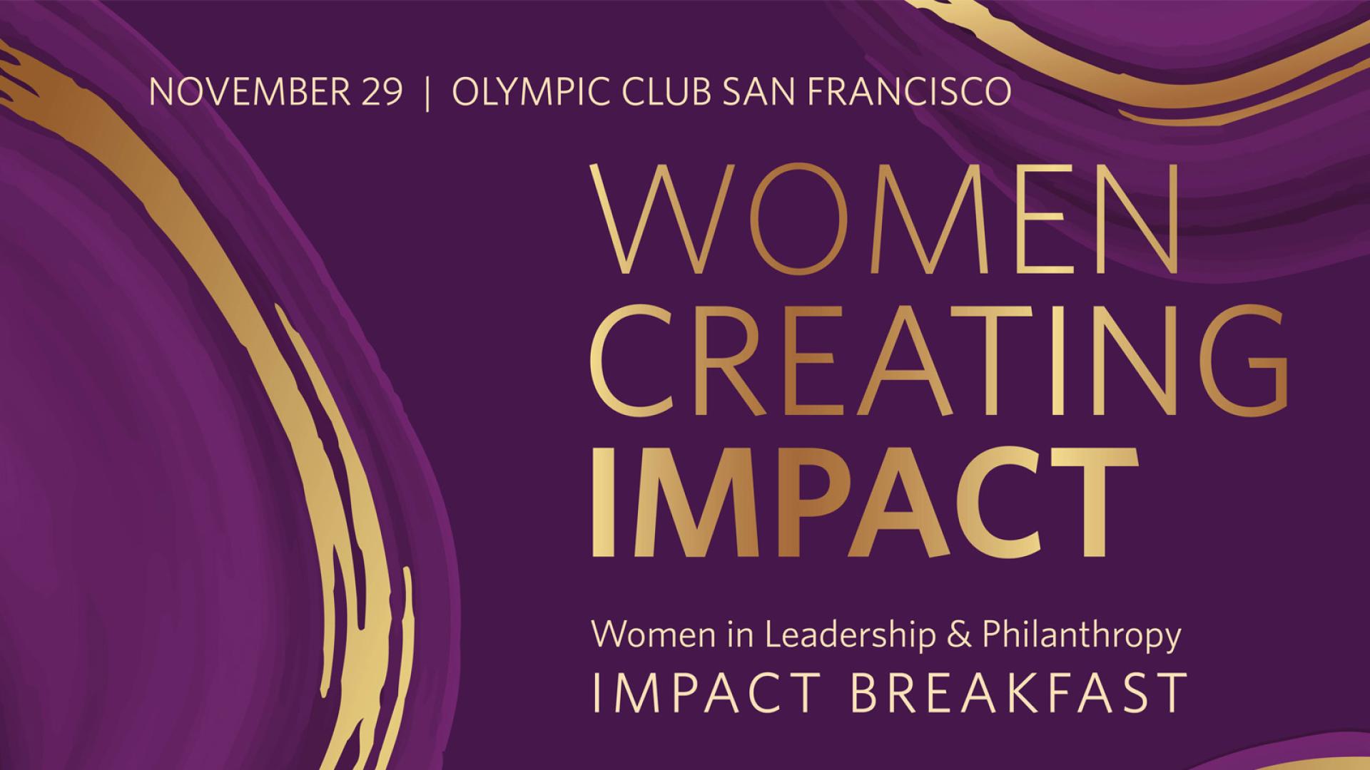 Women in Leadership & Philanthopy Impact Breakfast