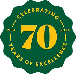 celebrating 70 years of excellence