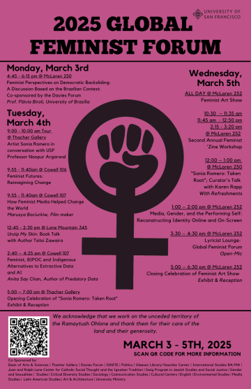 2025 Global Feminist Forum Schedule 